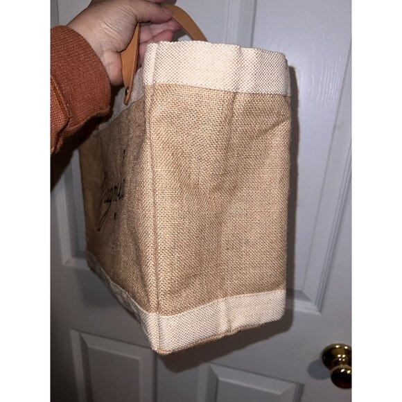 MAGNOLIA Script Market Tote Bag Joanna Gaines Waco Texas Global Citizen Jute - Picture 5 of 15